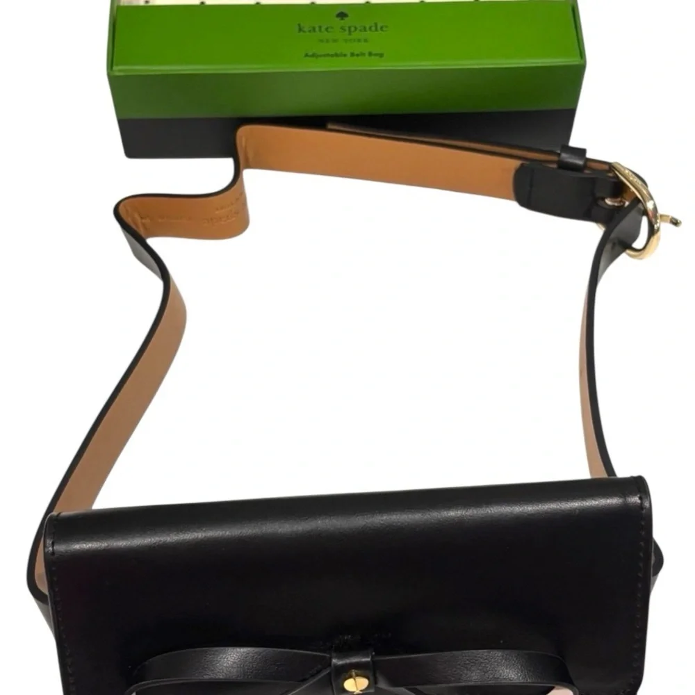 Kate Spade Leather Belt Bag Black Size S/M
